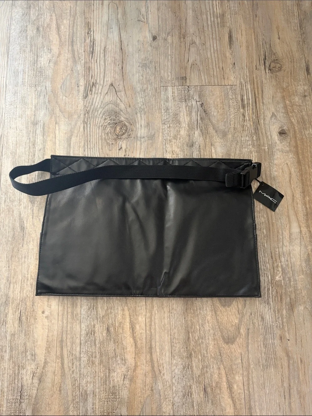 MAC Cosmetics Black Makeup Brush Belt Organizer Roll